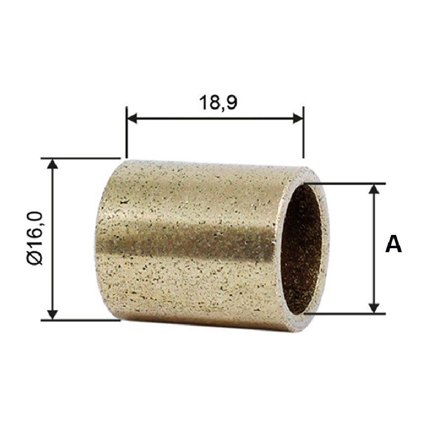 Bucha para Motor de Partida 10 Unidades - Unifap - BC1-0161-00