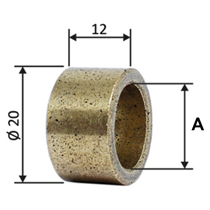 Bucha para Motor de Partida 10 Unidades - Unifap - BC1-0165-00