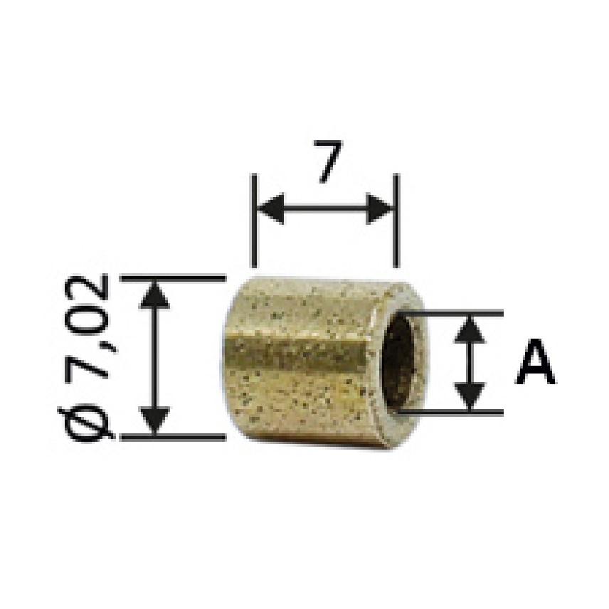 Bucha para Motor de Partida 10 Unidades - Unifap - BC1-0163-00