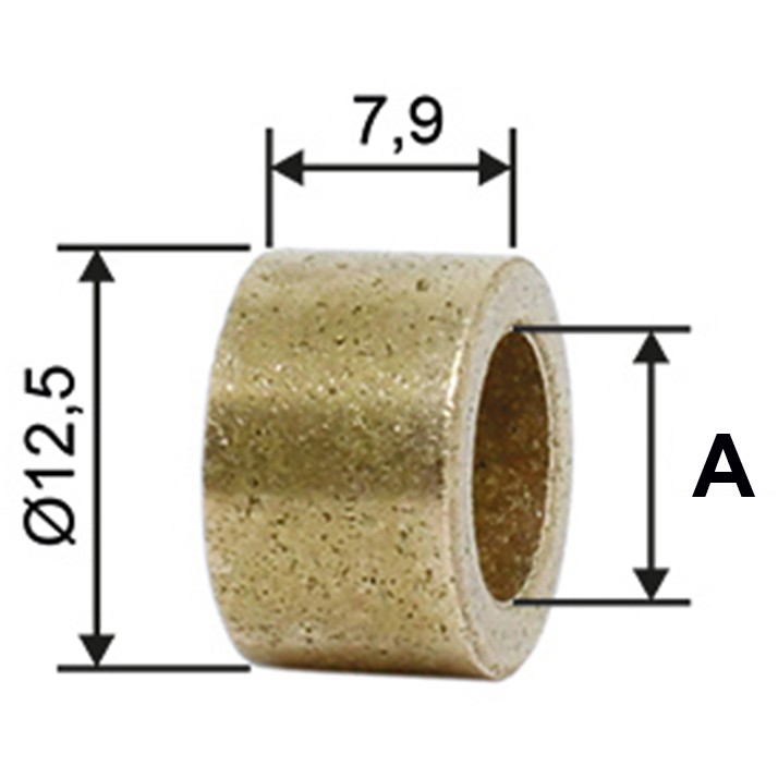 Bucha para Motor de Partida 10 Unidades - Unifap - BC1-0166-00