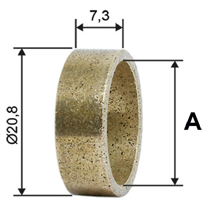 Bucha para Motor de Partida 10 Unidades - Unifap - BC1-0167-00