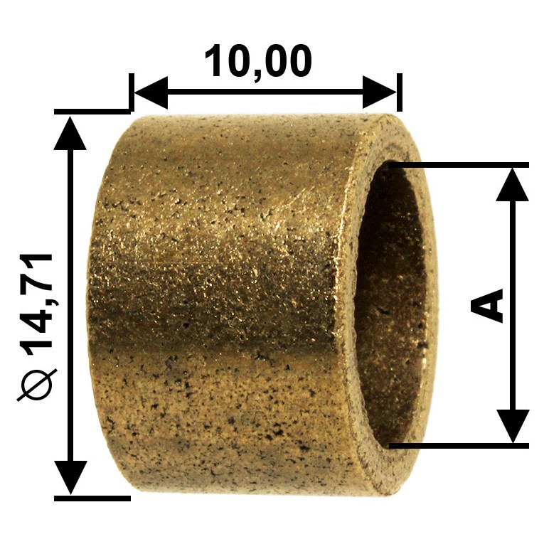 Bucha para Motor de Partida 10 Unidades - Unifap - BC1-0176-00