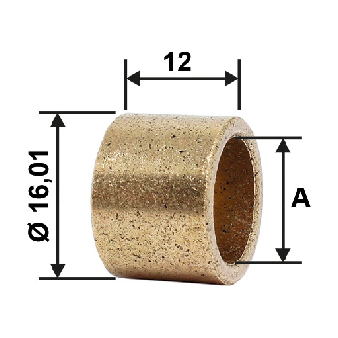 Bucha para Motor de Partida 10 Unidades - Unifap - BC1-0191-00