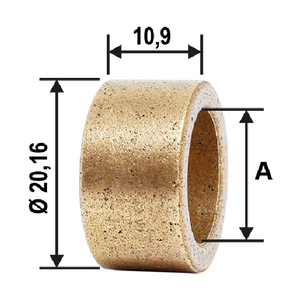 Bucha para Motor de Partida 10 Unidades - Unifap - BC1-0192-00