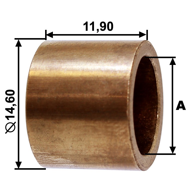 Bucha para Motor de Partida 10 Unidades - Unifap - BC1-0207-00