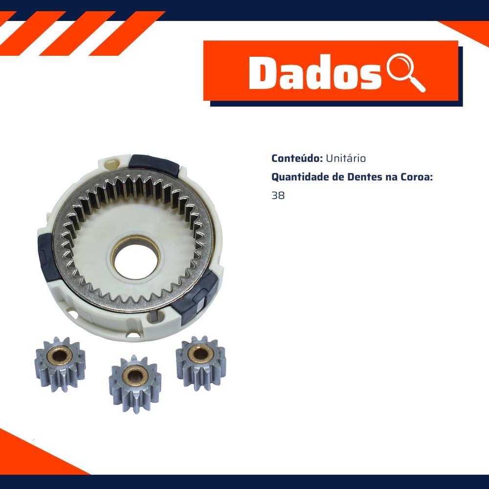 Reparo da Planetária para Motor de Partida - Unifap - R-0108