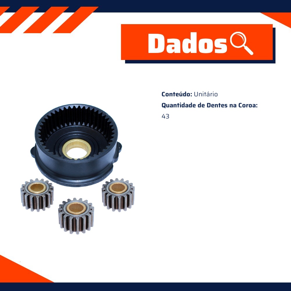 Reparo da Planetária para Motor de Partida - Unifap - R-0180