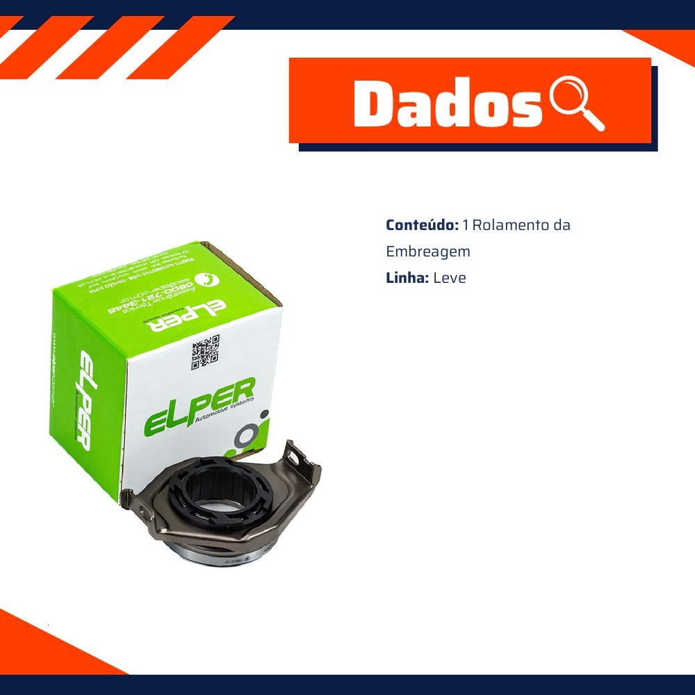 Rolamento da Embreagem para Ford Escort e Escort SW - Elper - 20 131