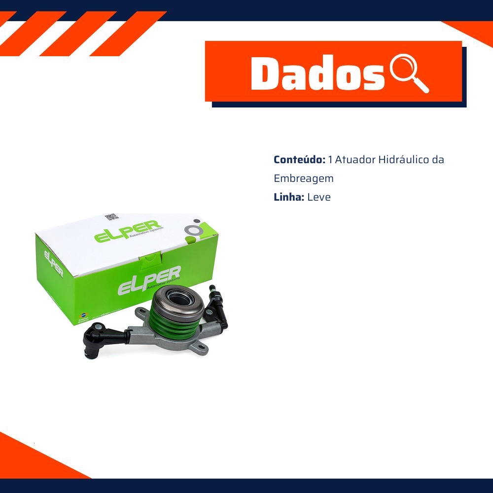 Atuador Hidraúlico da Embreagem - Elper - 30 128