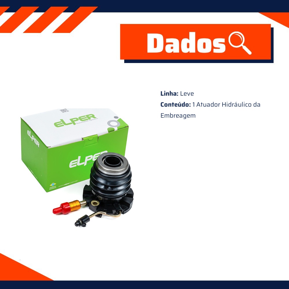 Atuador Hidraúlico da Embreagem - Elper - 30 144