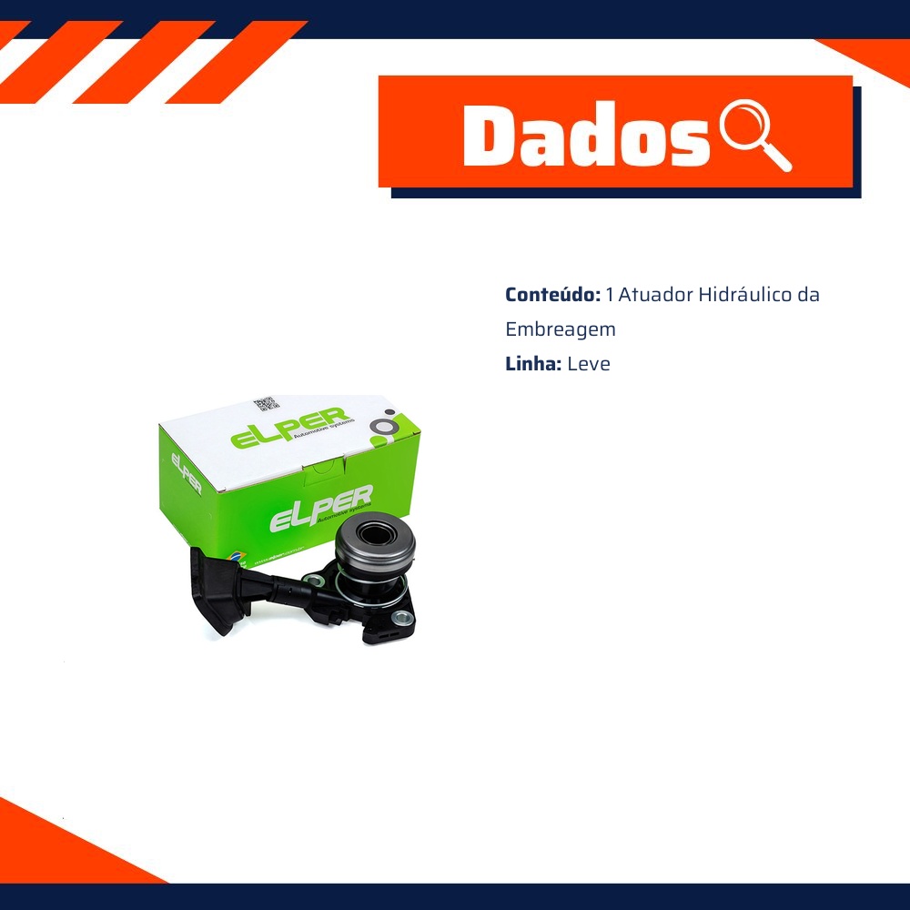 Atuador Hidraúlico da Embreagem - Elper - 30 157