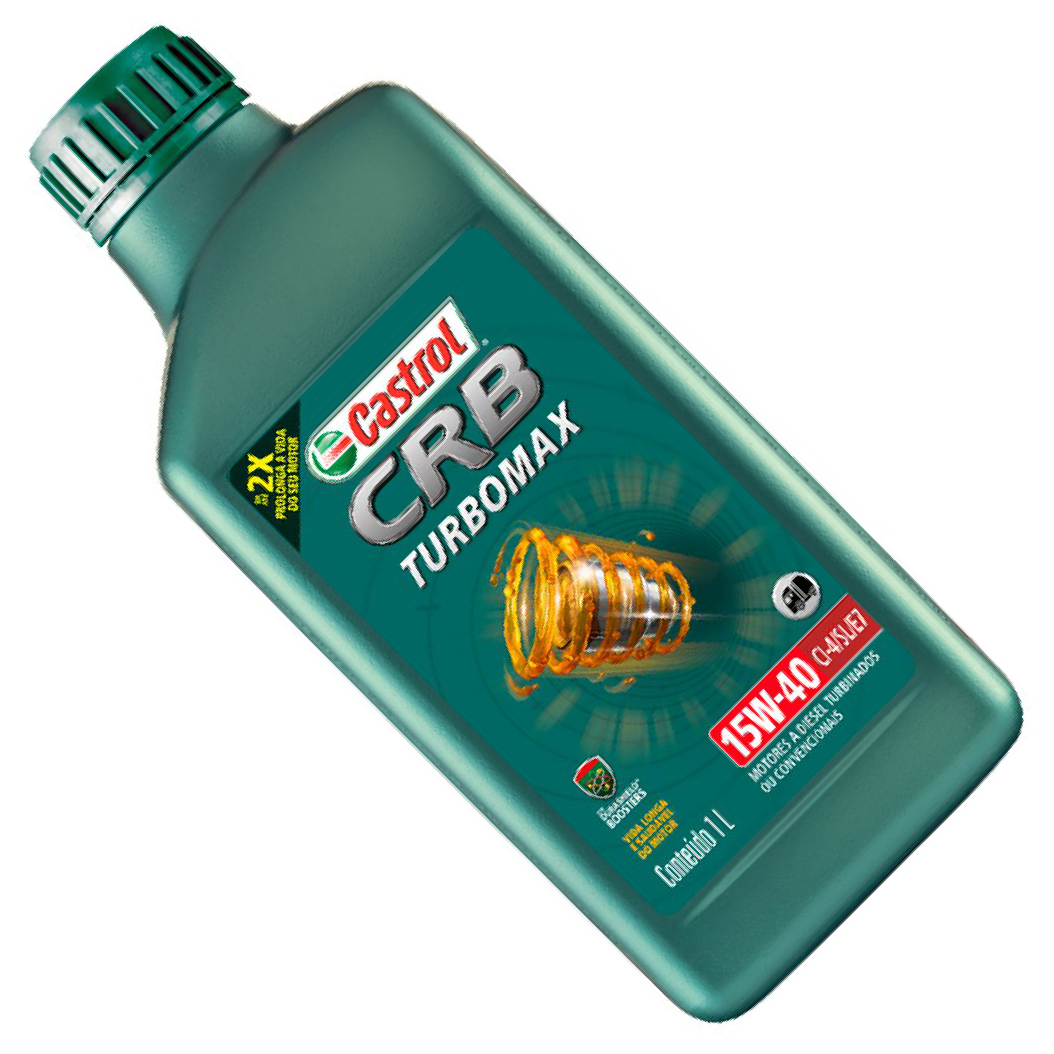Óleo de Motor CRB Turbomax 15W40 CI-4/SL/E7 Mineral 1L - Castrol - 3425005