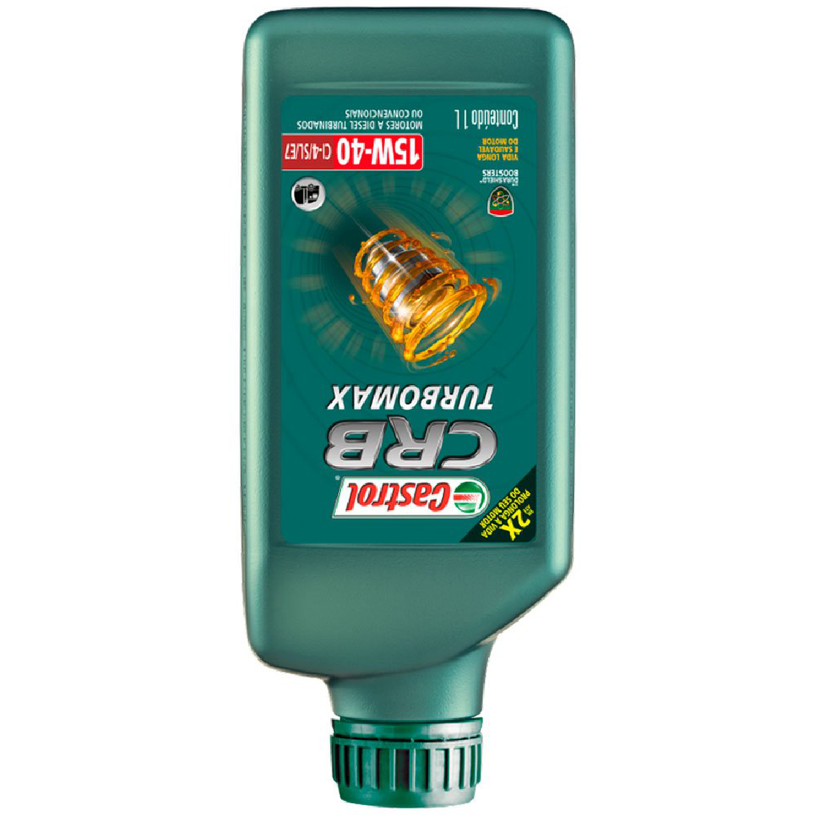 Óleo de Motor CRB Turbomax 15W40 CI-4/SL/E7 Mineral 1L - Castrol - 3425005