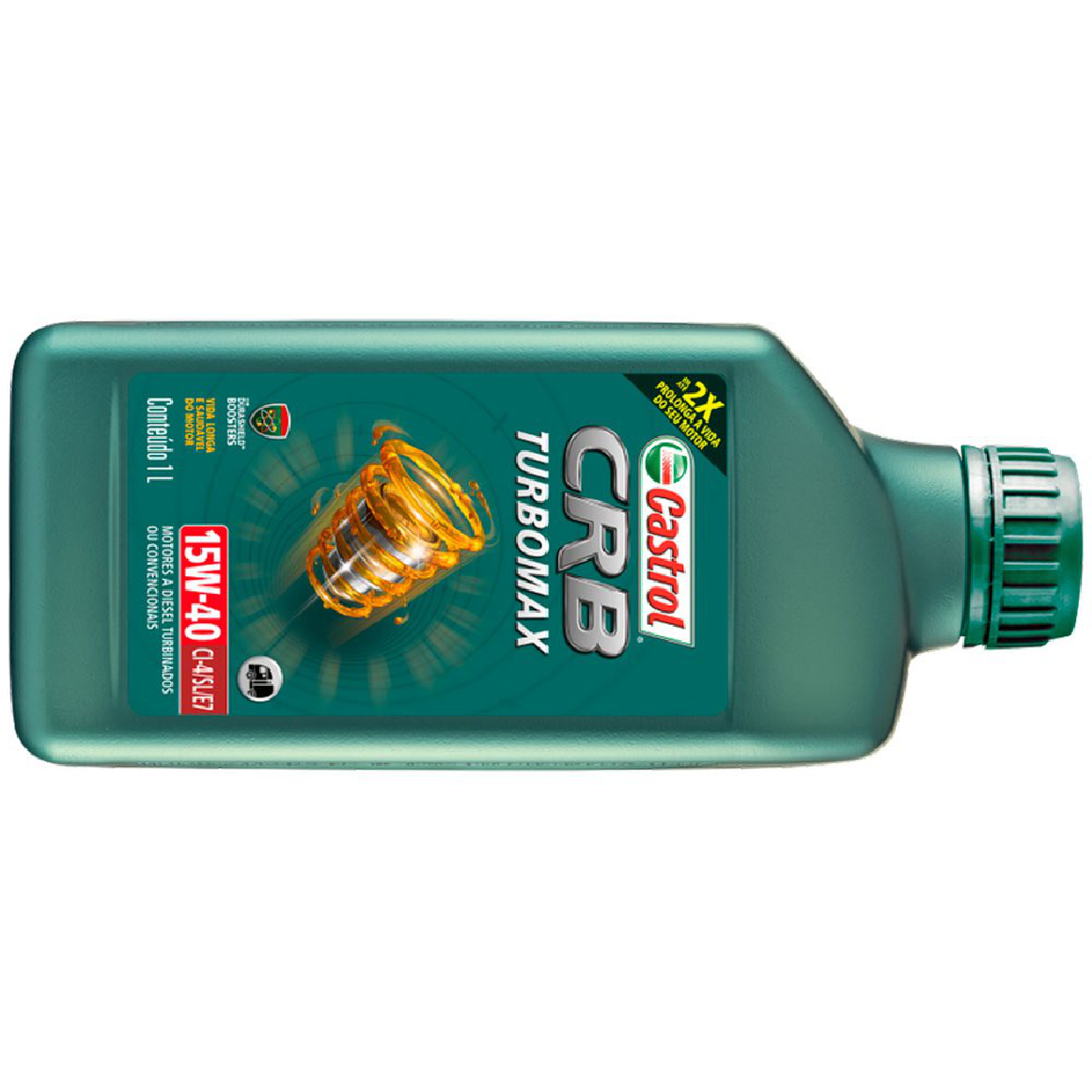 Óleo de Motor CRB Turbomax 15W40 CI-4/SL/E7 Mineral 1L - Castrol - 3425005