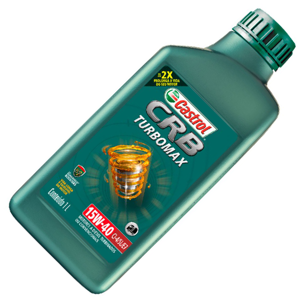 Óleo de Motor CRB Turbomax 15W40 CI-4/SL/E7 Mineral 1L - Castrol - 3425005
