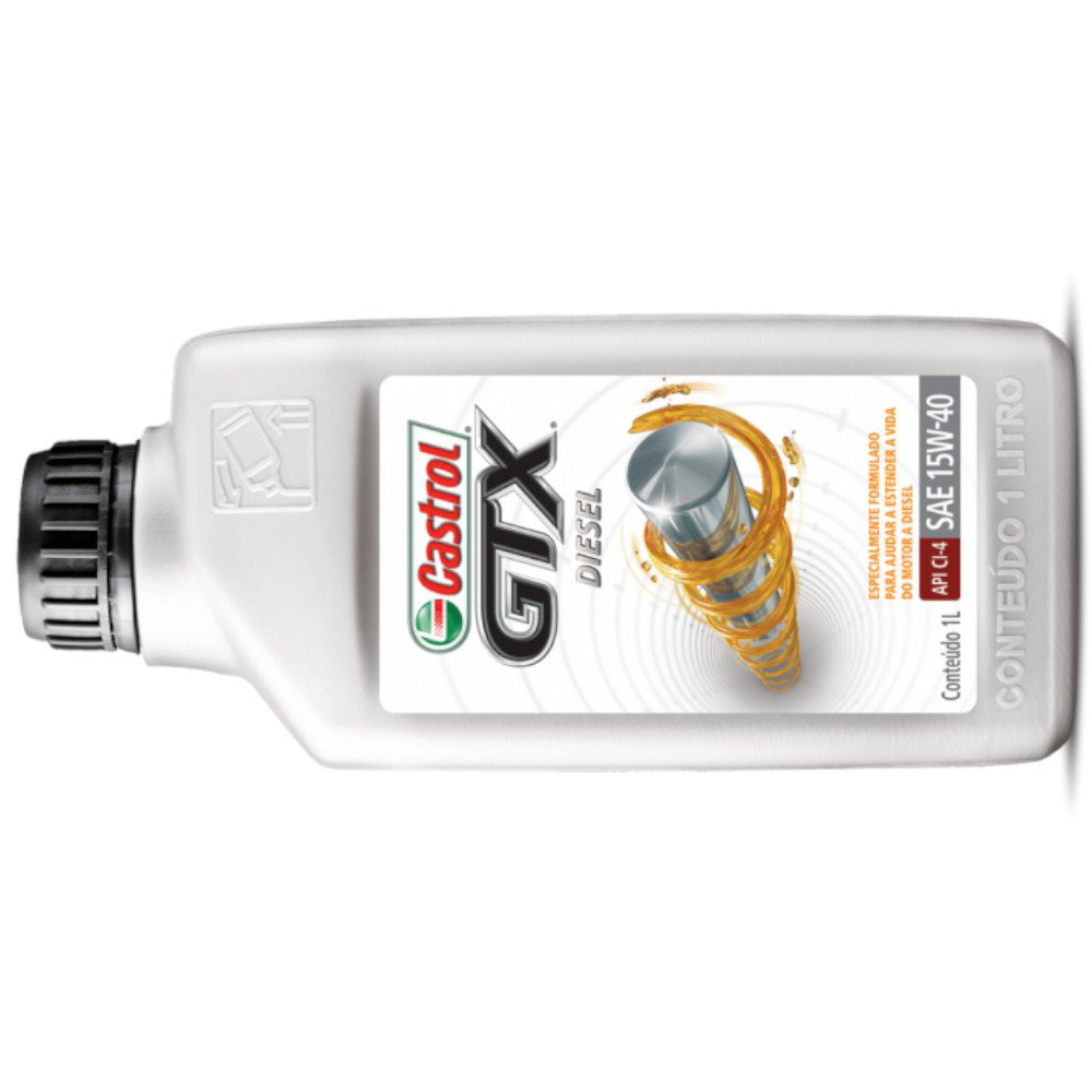 Óleo de Motor GTX Diesel 15W40 API CI-4/SL Mineral 1L - Castrol - 3394863