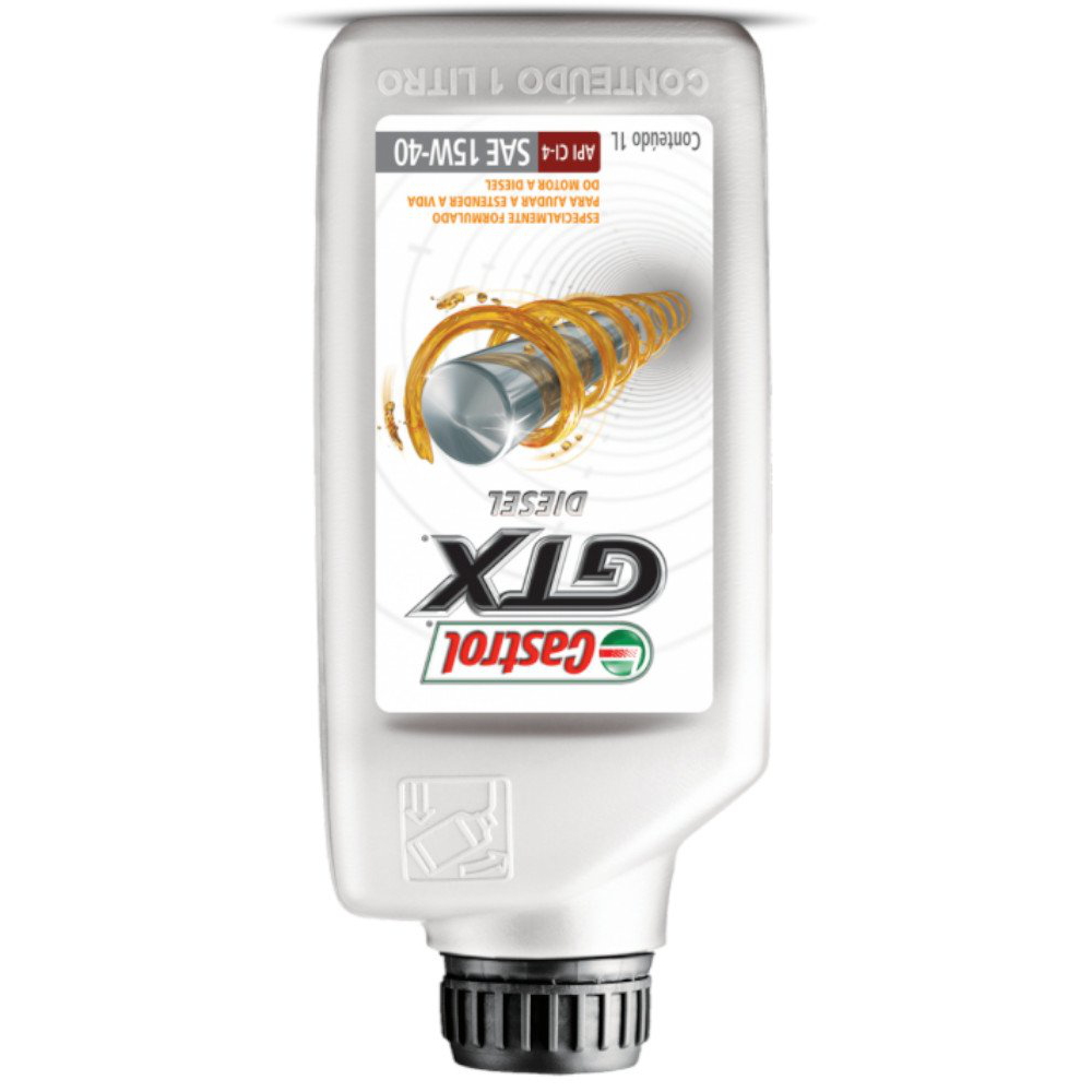 Óleo de Motor GTX Diesel 15W40 API CI-4/SL Mineral 1L - Castrol - 3394863