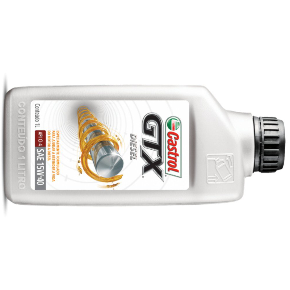 Óleo de Motor GTX Diesel 15W40 API CI-4/SL Mineral 1L - Castrol - 3394863