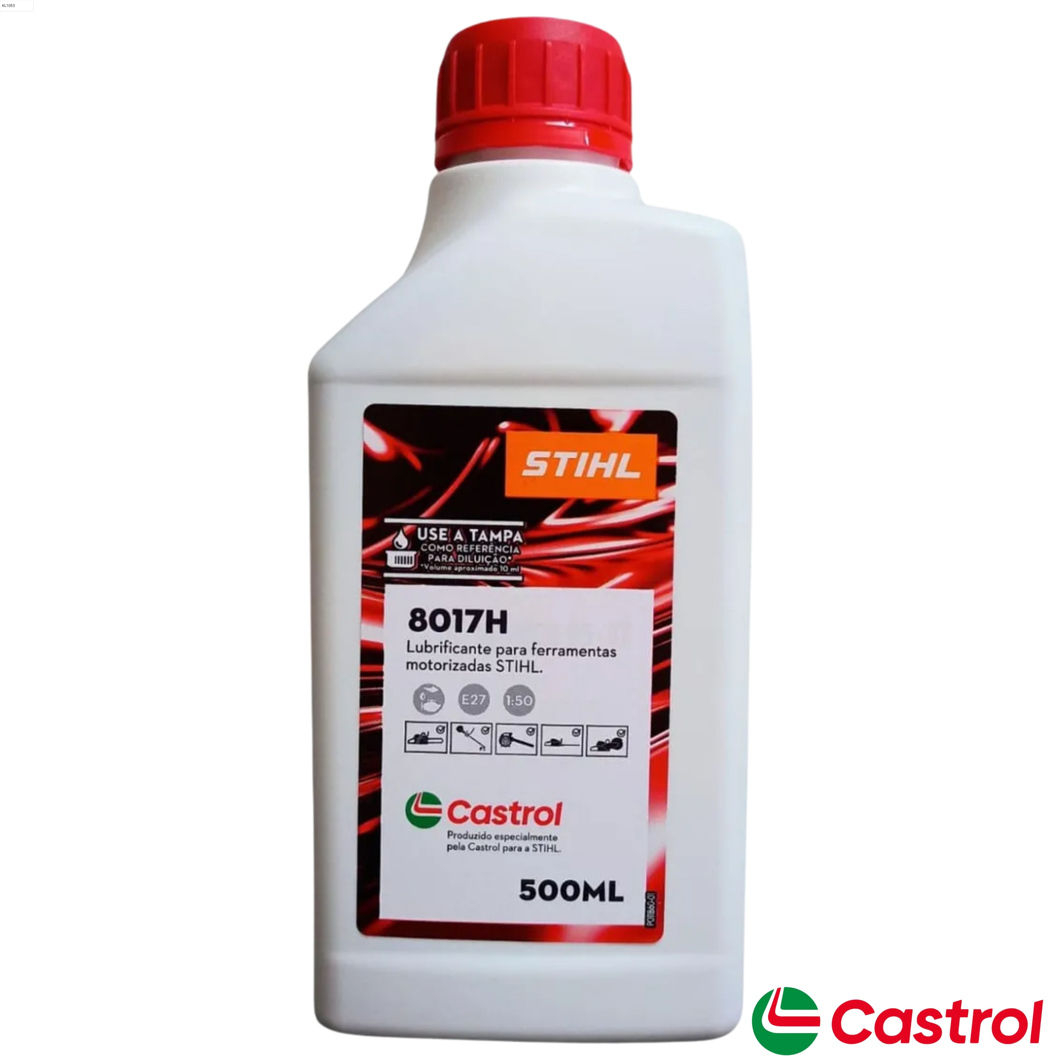 Óleo para Motosserras 2T Stihl 8017H 500mL - Castrol - 3413095