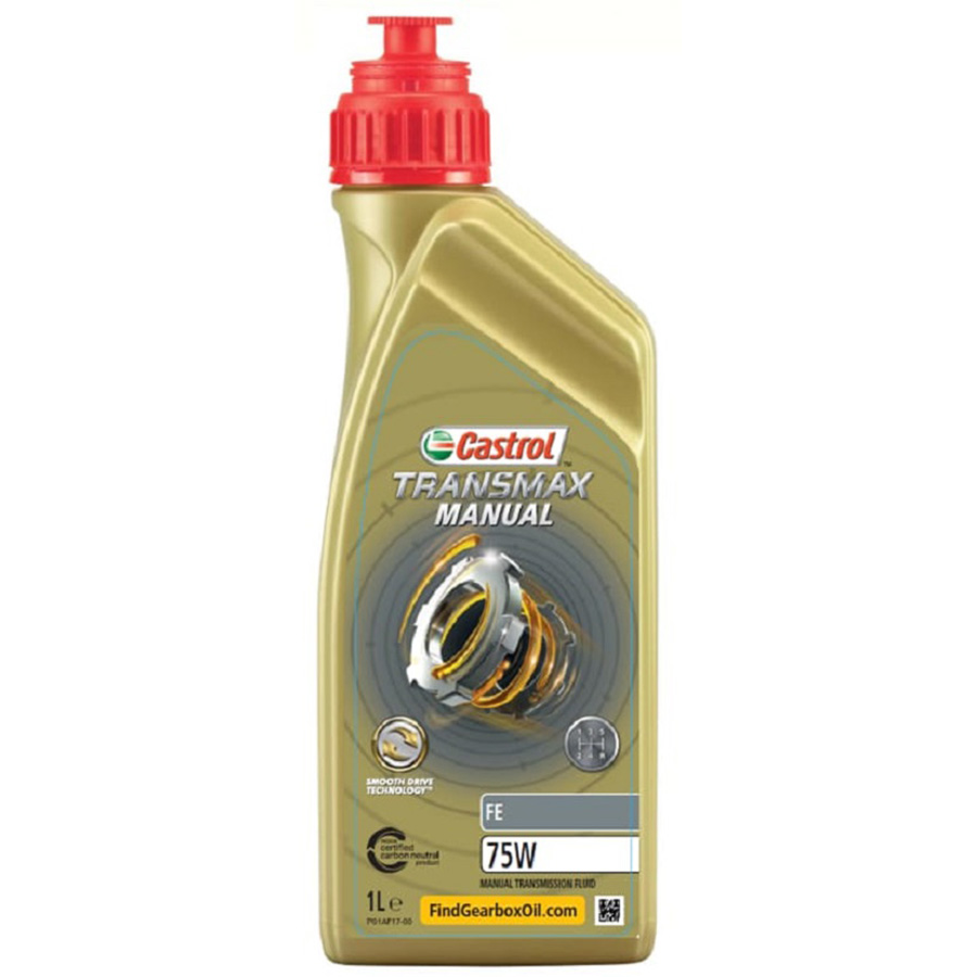 Óleo para Transmissão Transmax Manual FE 75W 1L - Castrol - 3433884