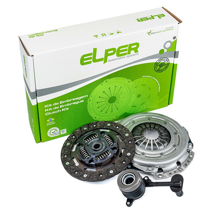 Kit de Embreagem com Atuador Hidráulico para Ford Ecosport e Ka - Elper - 90 370