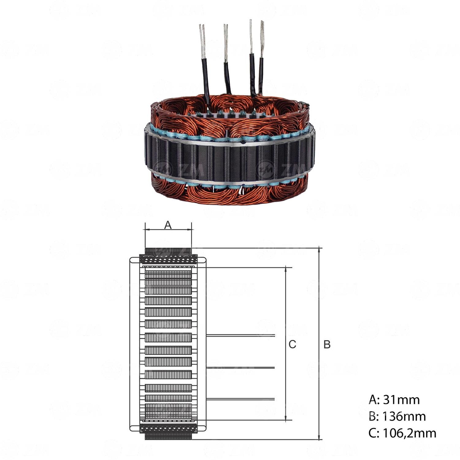Estator - ZM - 94.300.01