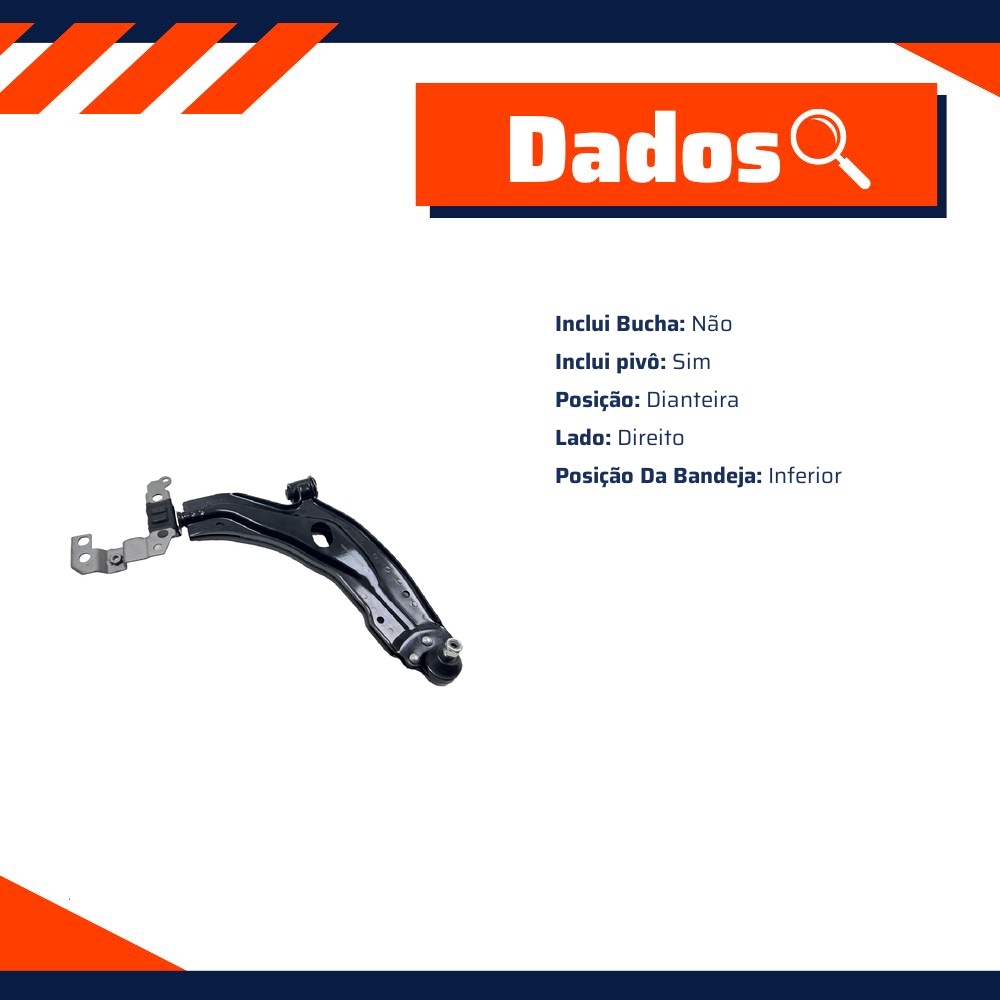 Bandeja Inferior Dianteira Direita - IMA - ALB-4004DP