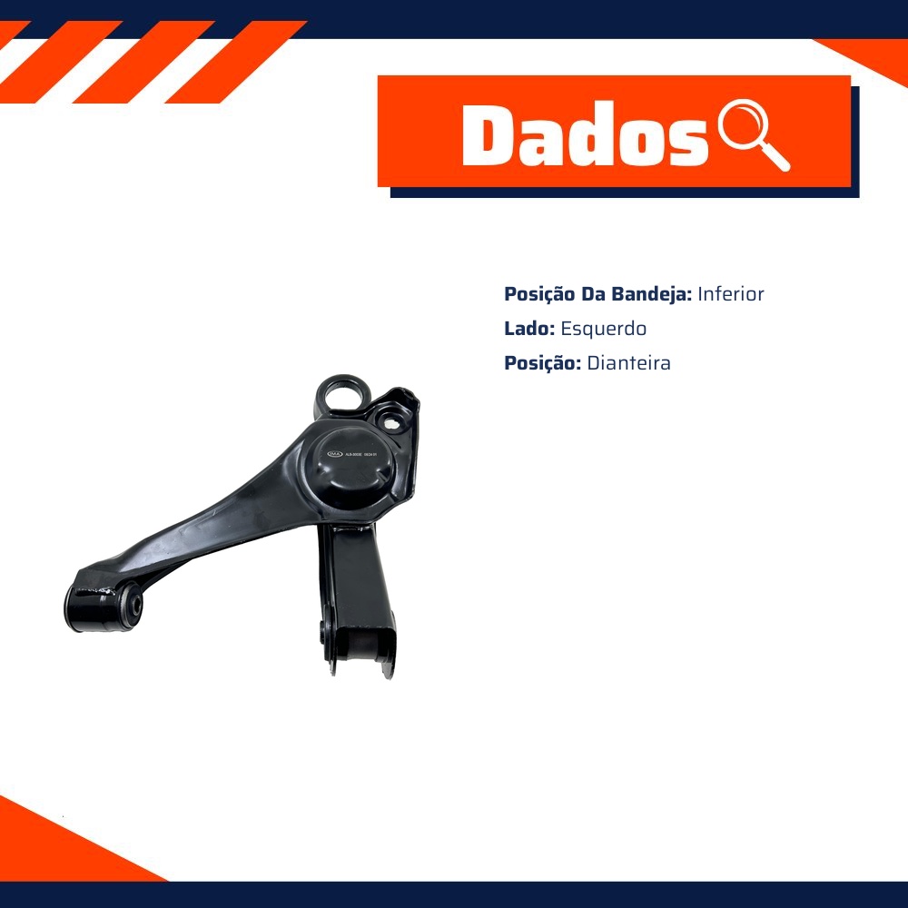 Bandeja Inferior Dianteira Esquerda - IMA - ALB-3003E