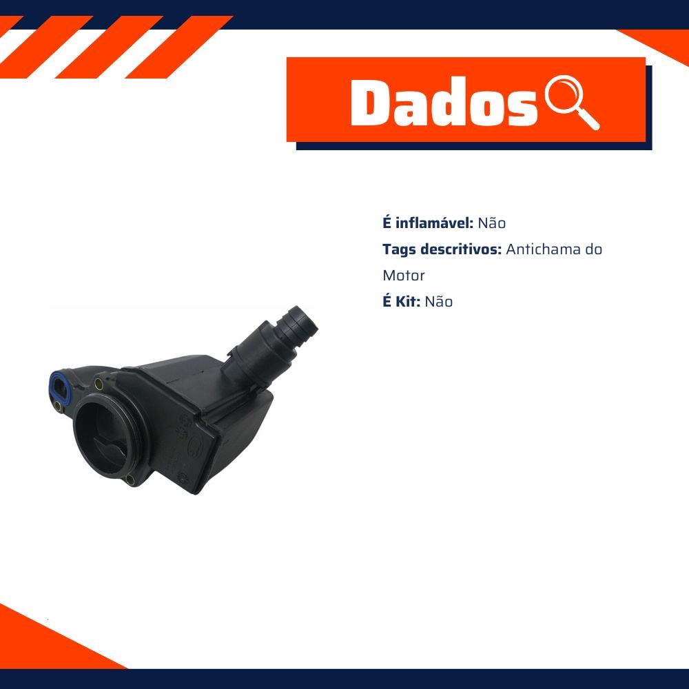 Antichama do Motor para Volkswagen FOX e Golf - MG Mangueiras - MG176