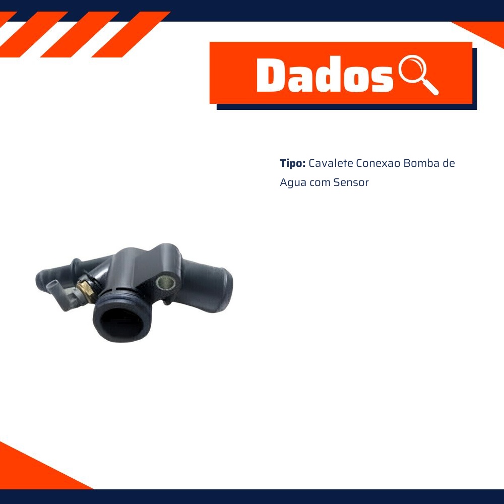 Cavalete Conexao Bomba de Agua com Sensor para Ford Ecosport - MG Mangueiras - MG628