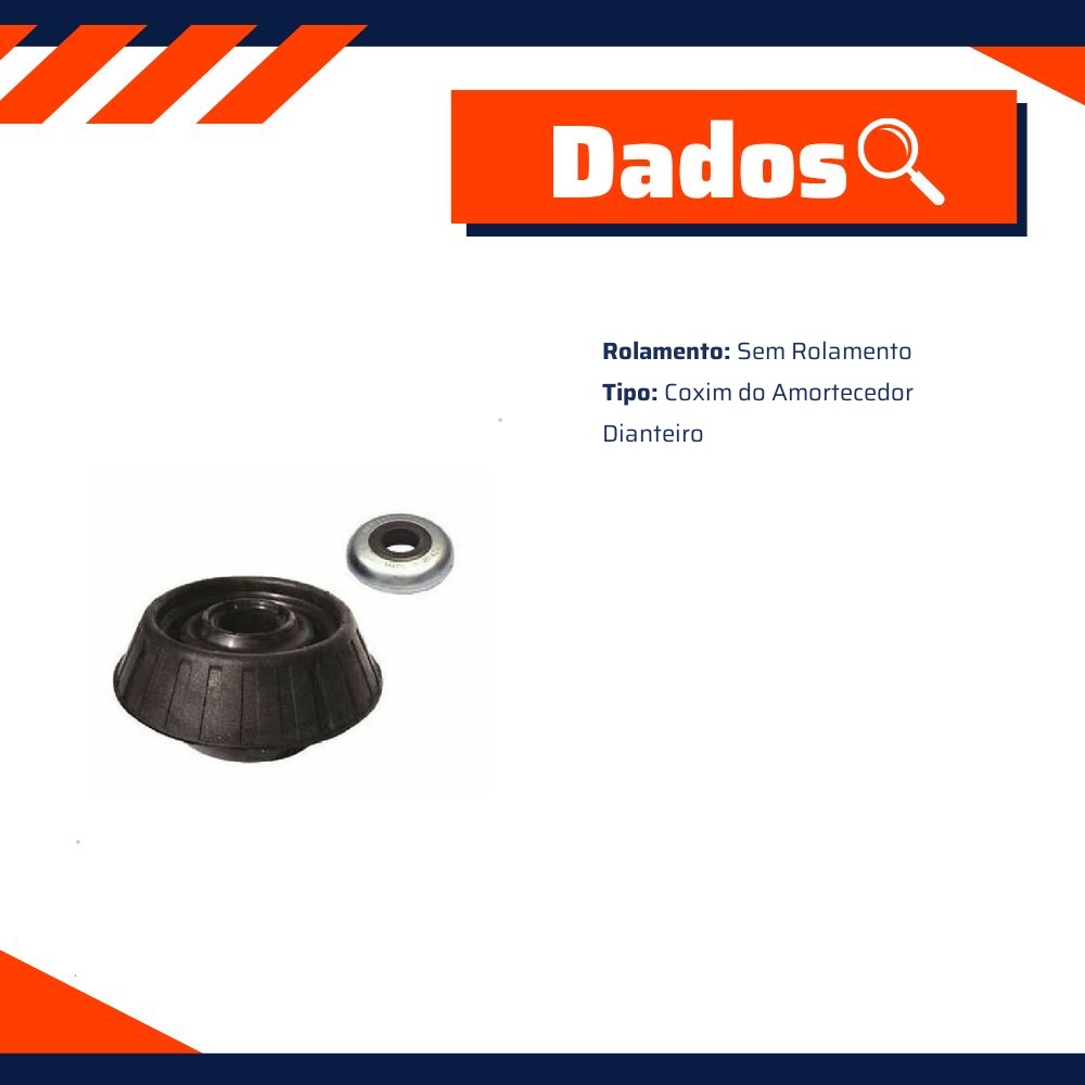 Coxim do Amortecedor Dianteiro Sem Rolamento - MG Mangueiras - MG903R