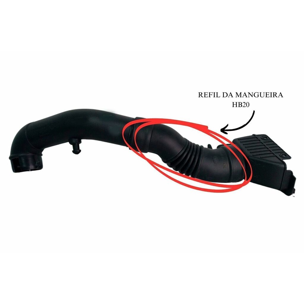 Refil da Mangueira Filtro de Ar para Hyundai HB20 - MG Mangueiras - MG1861