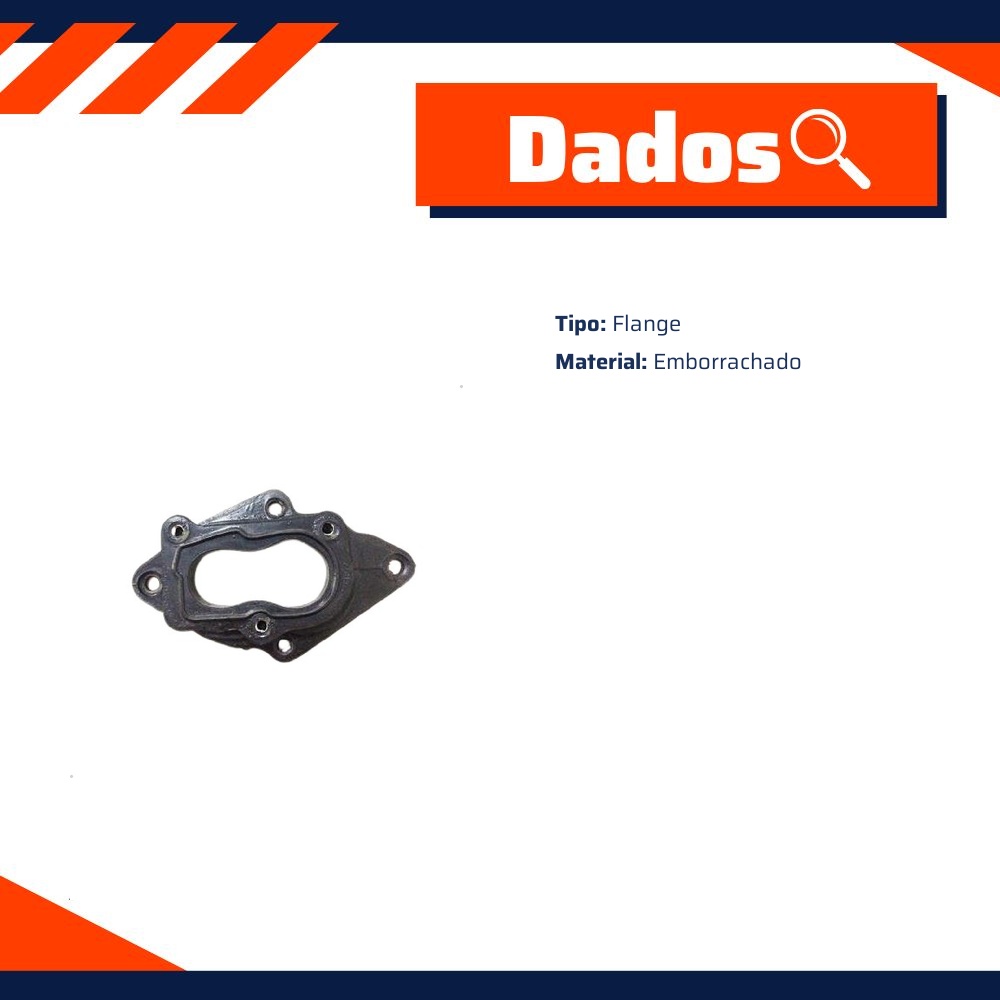 Flange do Carburador Emborrachado - MG Mangueiras - MG317