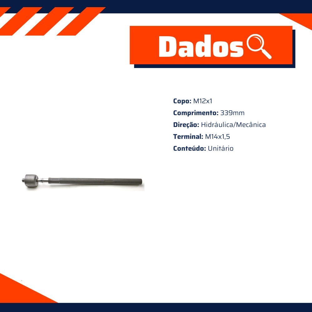 Terminal Axial de Direção - Ampri - 68119