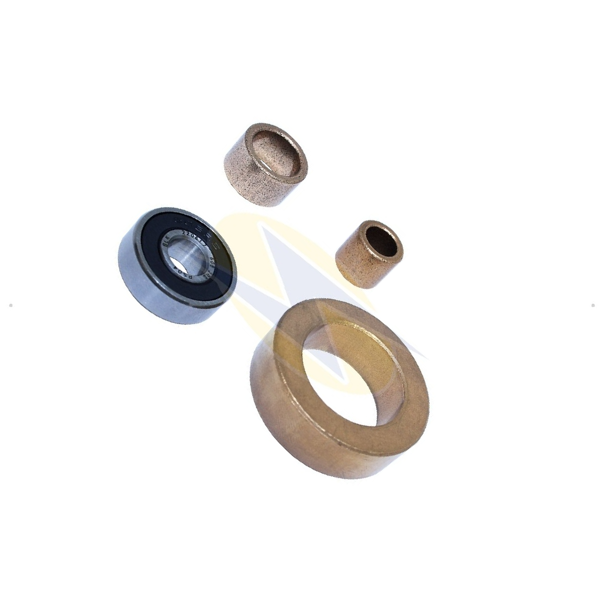 Kit de Bucha com Rolamento para Motor de Partida - Unifap - KT022700