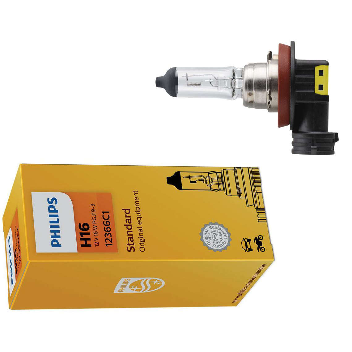 Lâmpada do Farol H16 12V - Philips - 12366C1