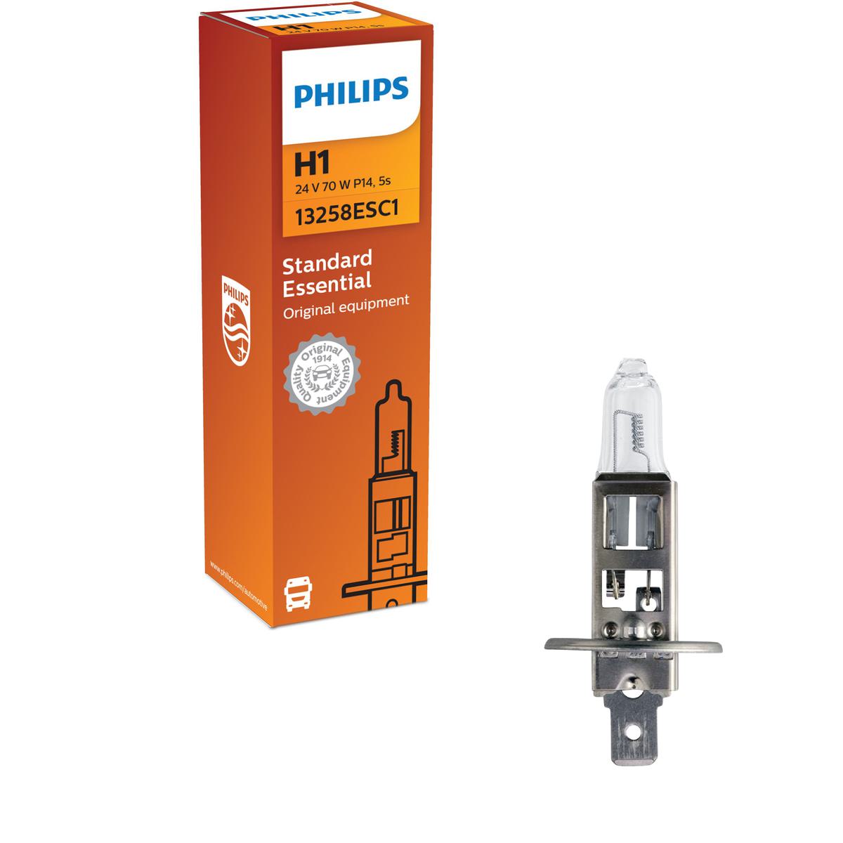 Lâmpada do Farol H1 24V STANDARD ESSENTIAL - Philips - 13258ESC1