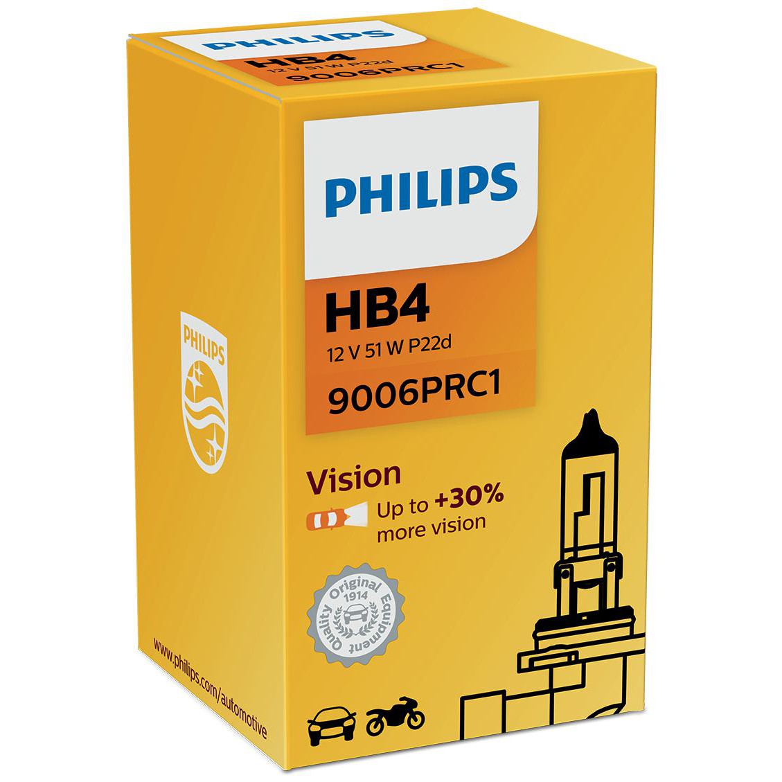 Lâmpada do Farol HB4 12V - Philips - 9006PRC1
