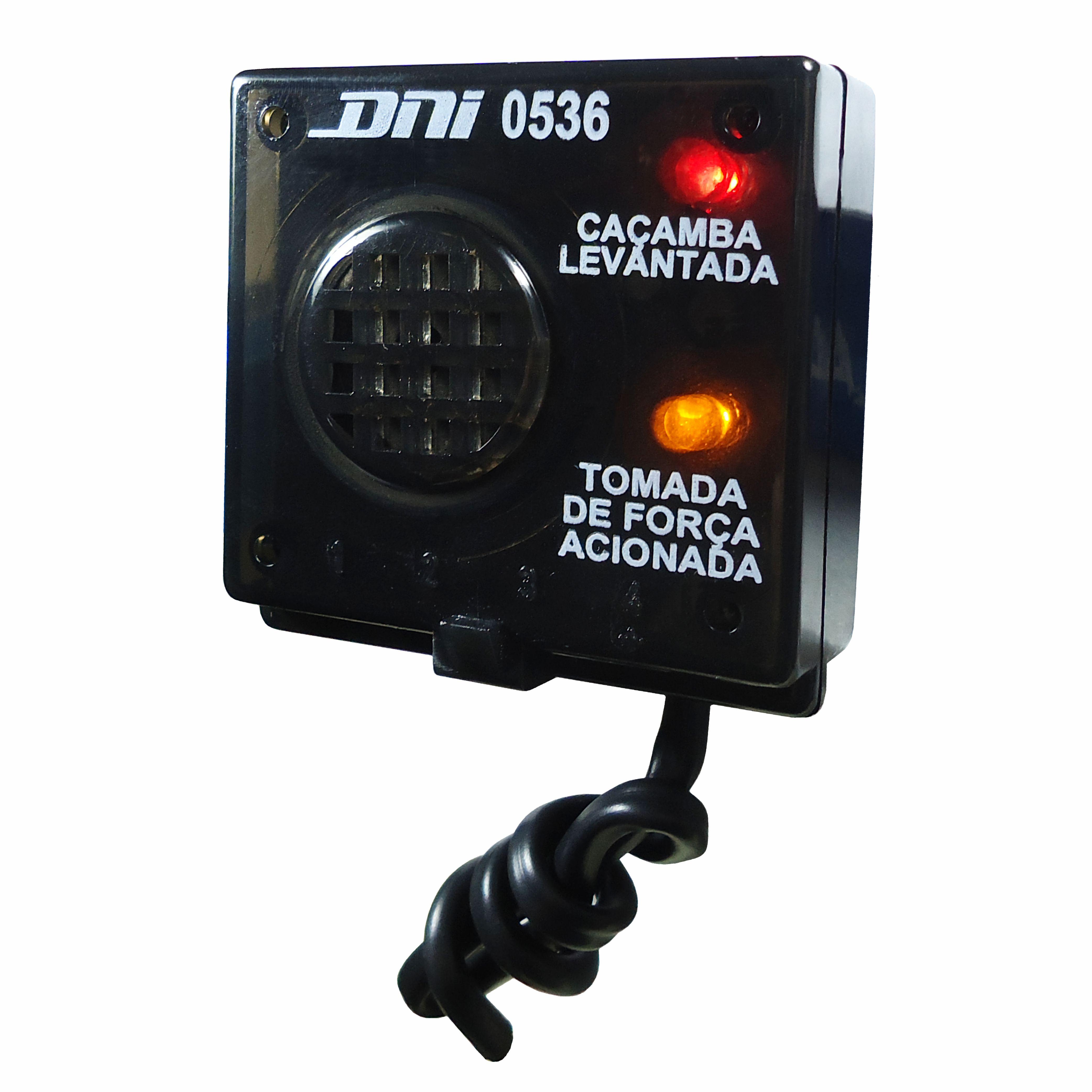 Alarme de Caçamba Levantada 12V 24V com Sinalizador - DNI - 0536