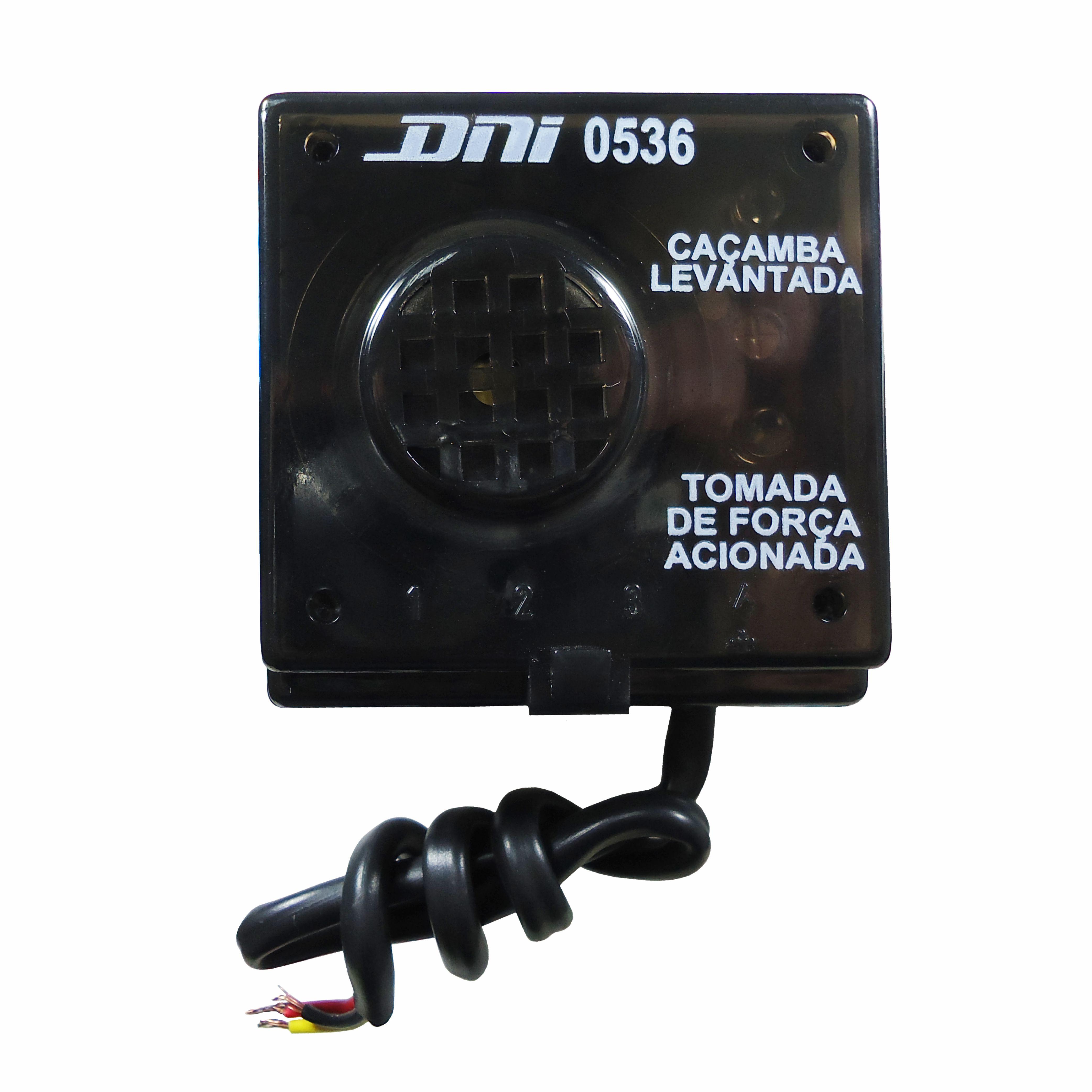 Alarme de Caçamba Levantada 12V 24V com Sinalizador - DNI - 0536