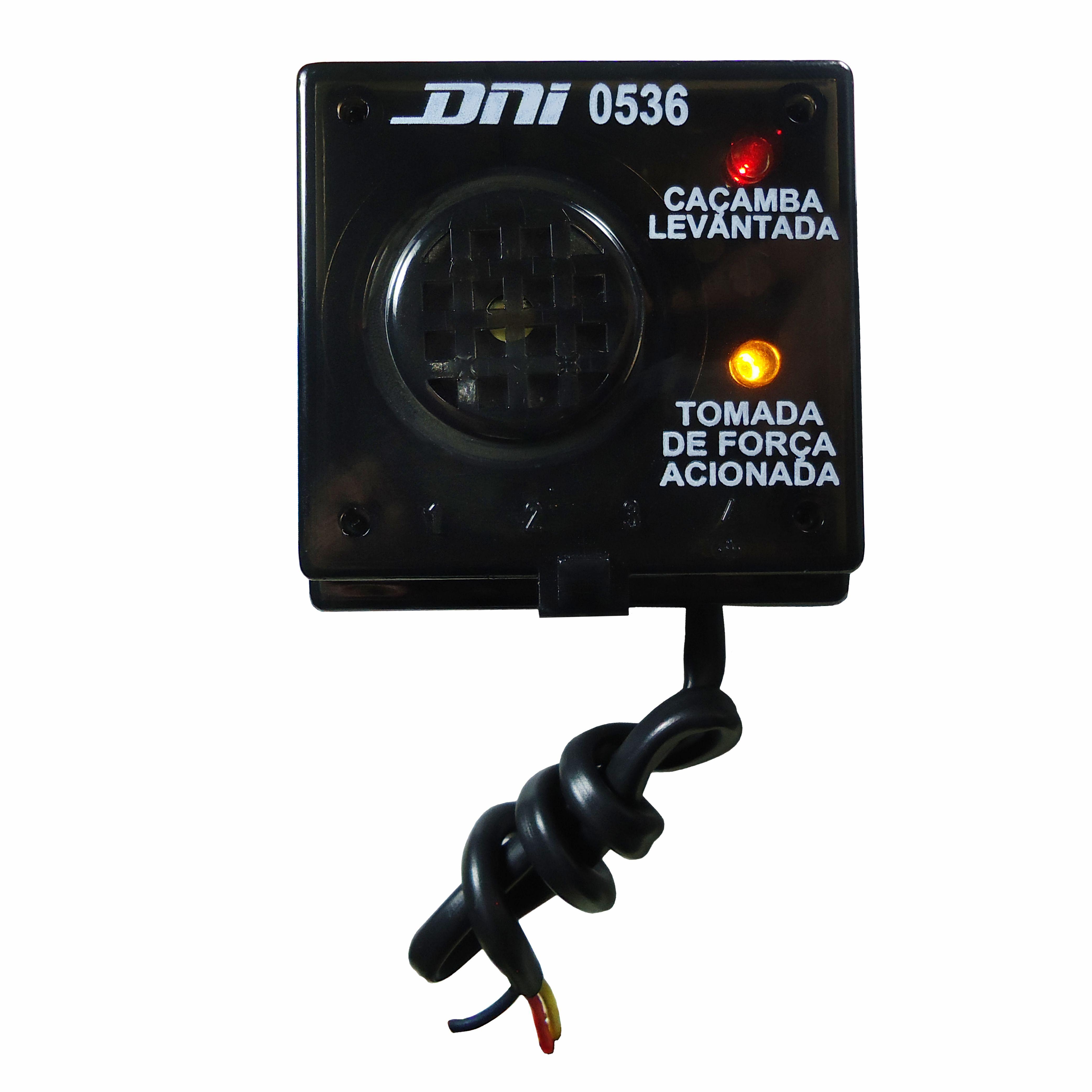 Alarme de Caçamba Levantada 12V 24V com Sinalizador - DNI - 0536
