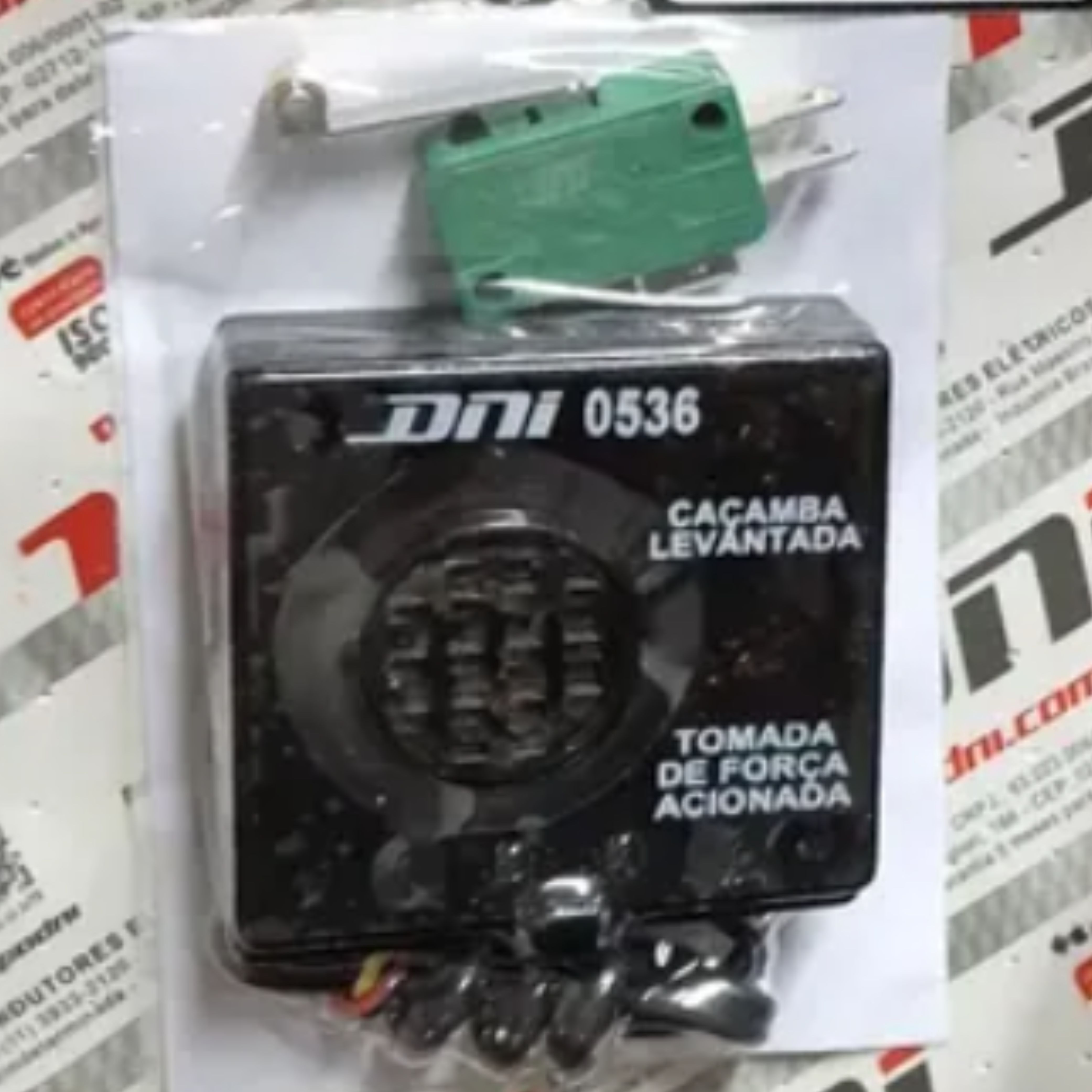 Alarme de Caçamba Levantada 12V 24V com Sinalizador - DNI - 0536