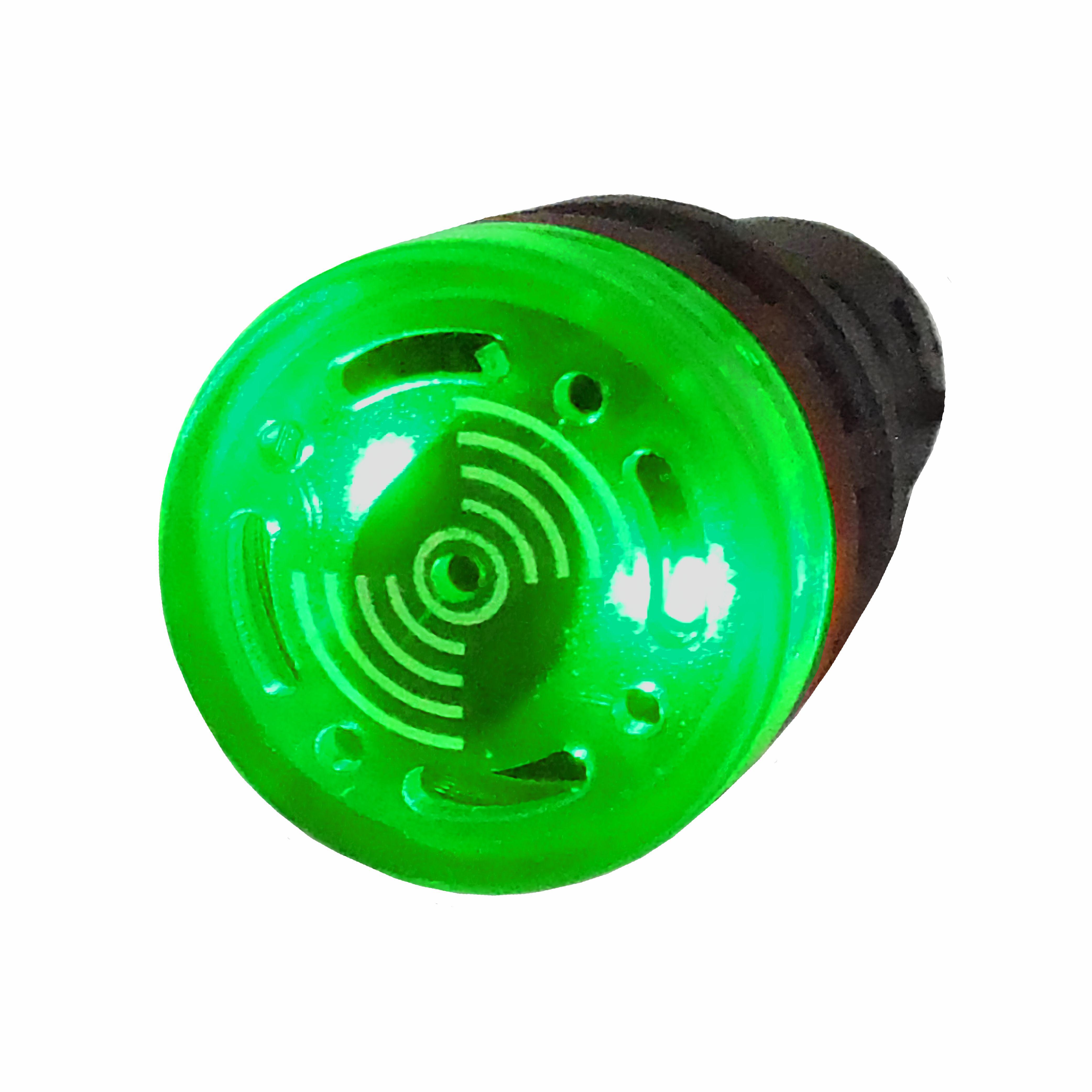 Alarme Sonoro Buzzer Sinaleiro LED Verde - DNI - 0548