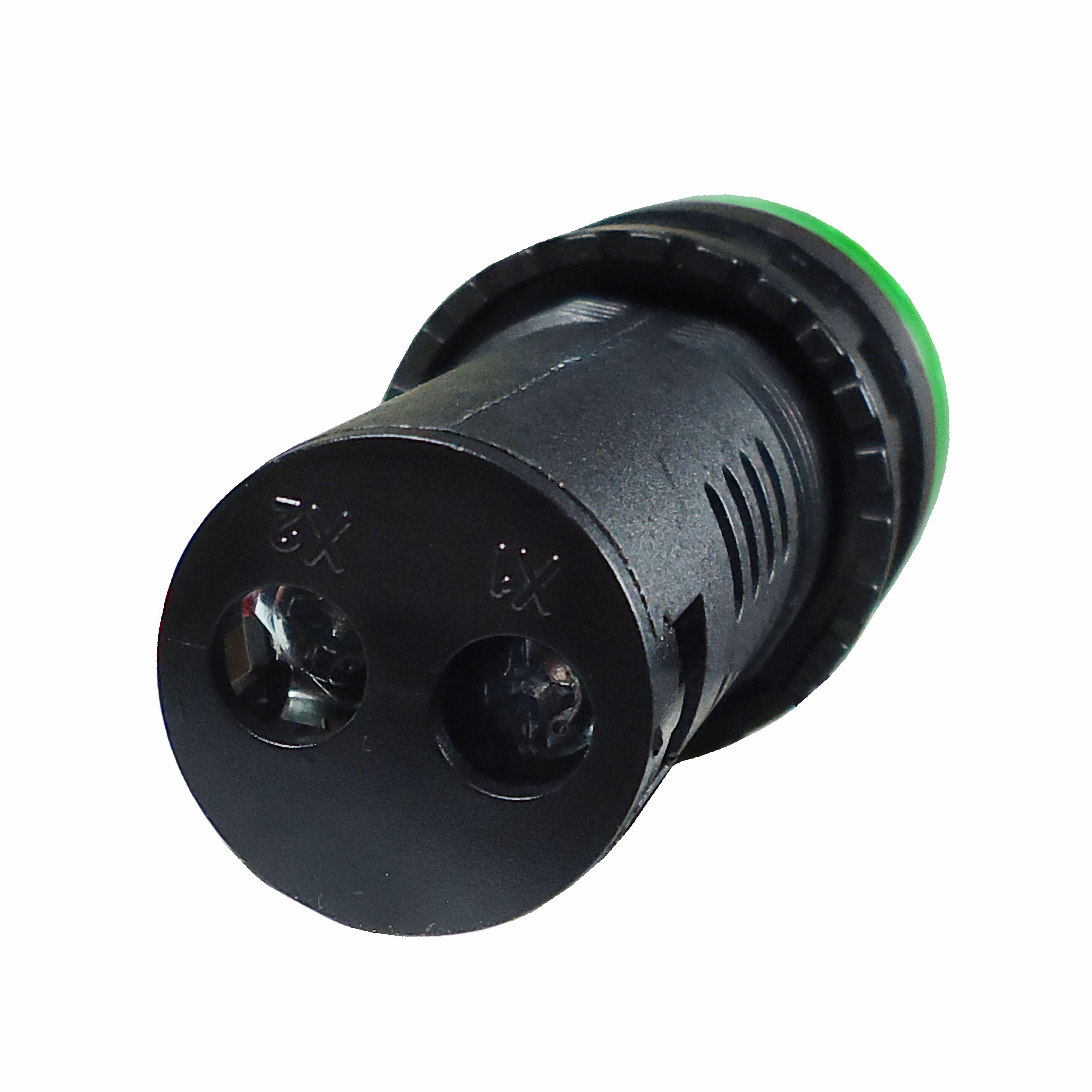 Alarme Sonoro Buzzer Sinaleiro LED Verde - DNI - 0548