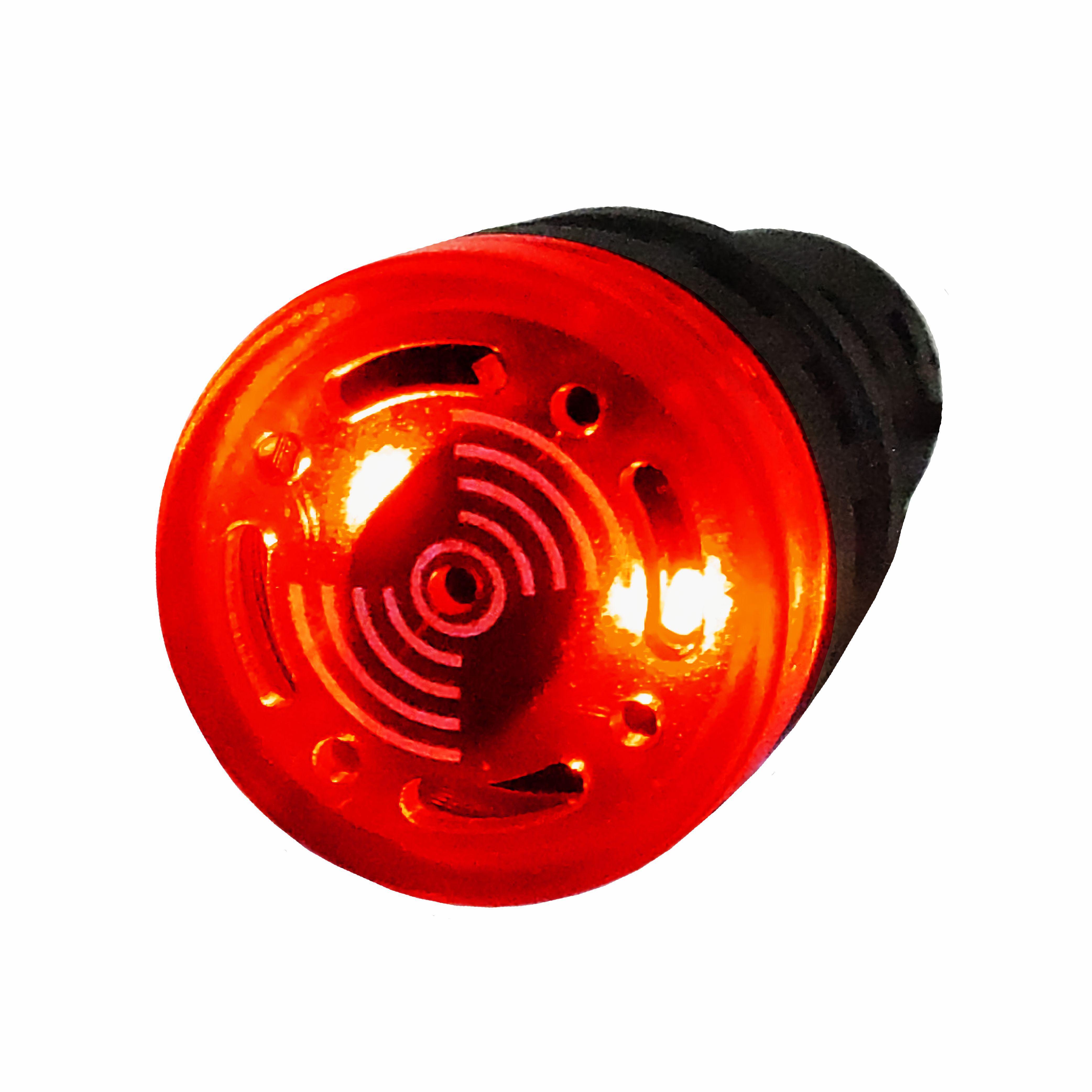 Alarme Sonoro Buzzer Sinaleiro LED Vermelho - DNI - 0543