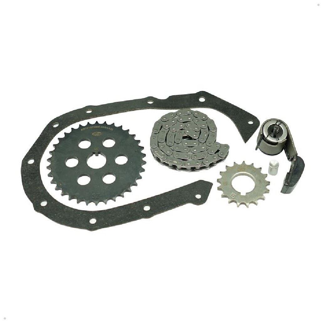 Kit Corrente e Acessórios 1 Corrente, 2 Engrenagens, 1 Junta, 1 Tensor para Renault CLIO e Twingo - Magneti Marelli - KDC01073MM