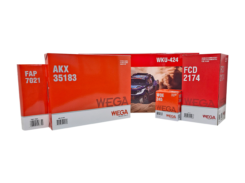 Kit Troca Completa Filtros Ar Combustível Óleo Cabine para Ranger 3.0 Diesel 2023 - Wega - WKU-424