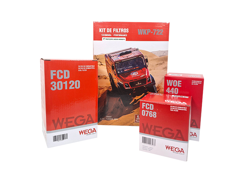 Kit Troca Filtros Óleo 2 Comb Água MB Atego 1315 1316 1418 1518 1718 OM904LA 07/17 - Wega - WKP-722
