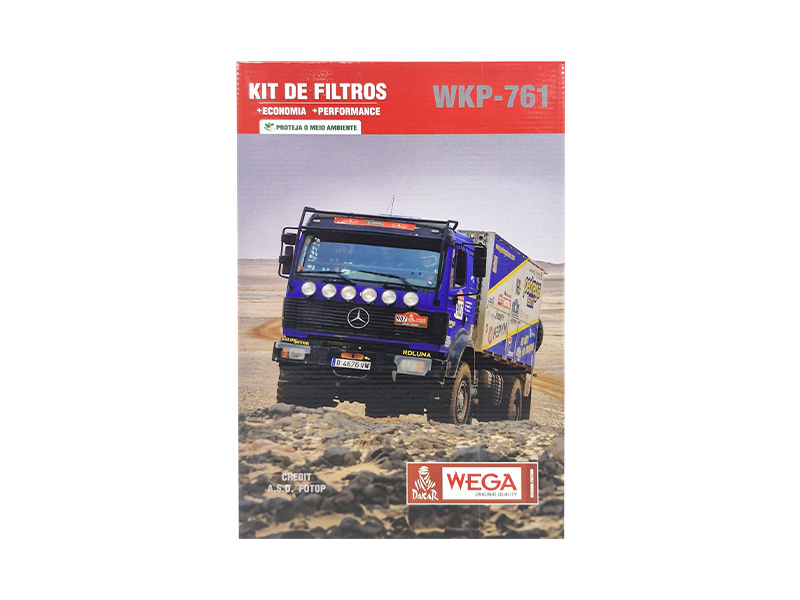 Kit  Filtro de Óleo, 2x Combustivel Refil e sem Copo - Wega - WKP-761