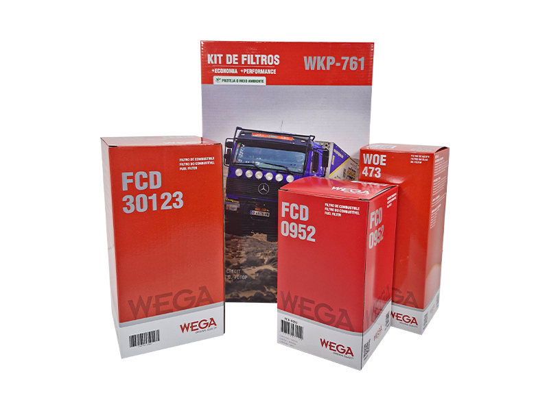 Kit Filtro Óleo 2 Comb Constellation 17.280 24.280 26.280 31.280 Man D08 12/17 - Wega - WKP-761